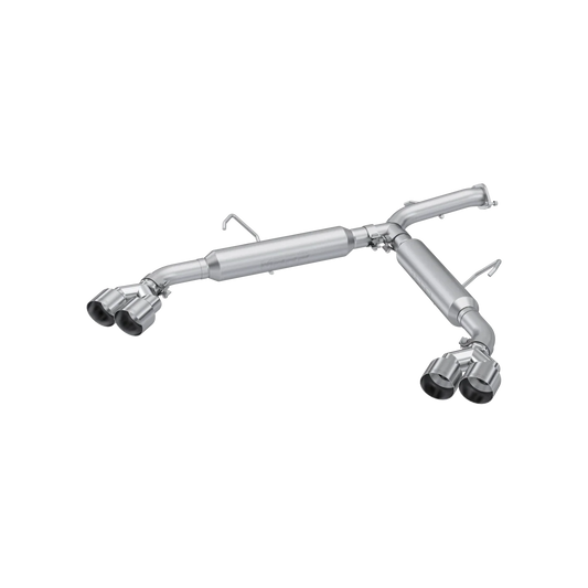 MBRP 2.5-Inch Axle-Back Exhaust – Quad Rear Exit – Kia Forte GT (SKU: S4711AL)