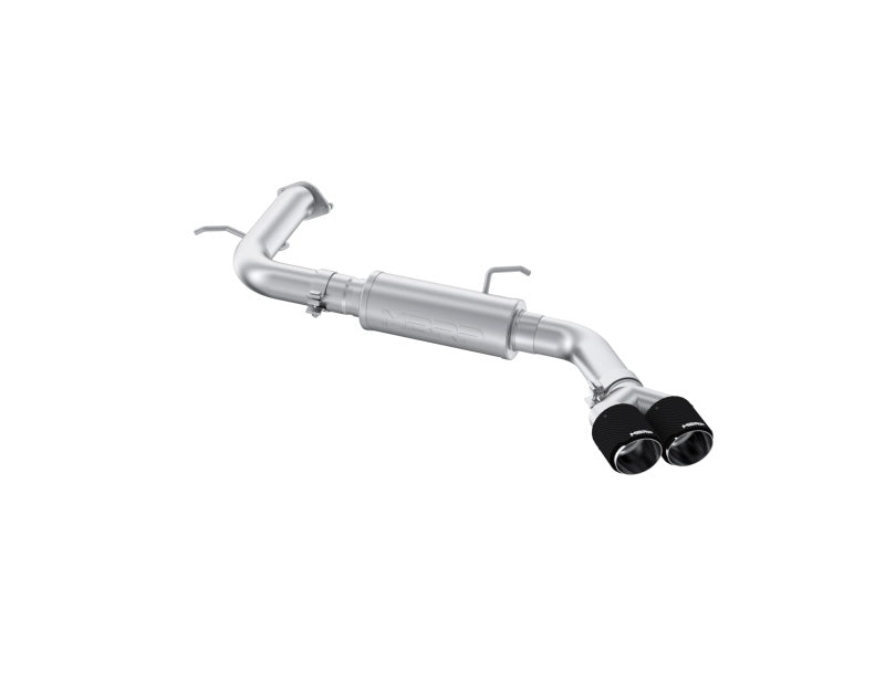 MBRP S47123CF Axle-Back Exhaust for 2021-2024 Hyundai Elantra N-Line 1.6L Turbo, Street Profile, T304 Stainless Steel with Carbon Fiber Tip