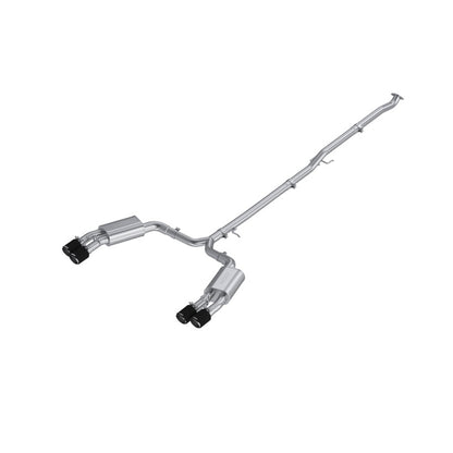 MBRP S47163CF ARMOR Pro 2.5-inch T304 stainless steel cat-back exhaust for 2021-2024 Kia K5 GT with quad carbon fiber tips