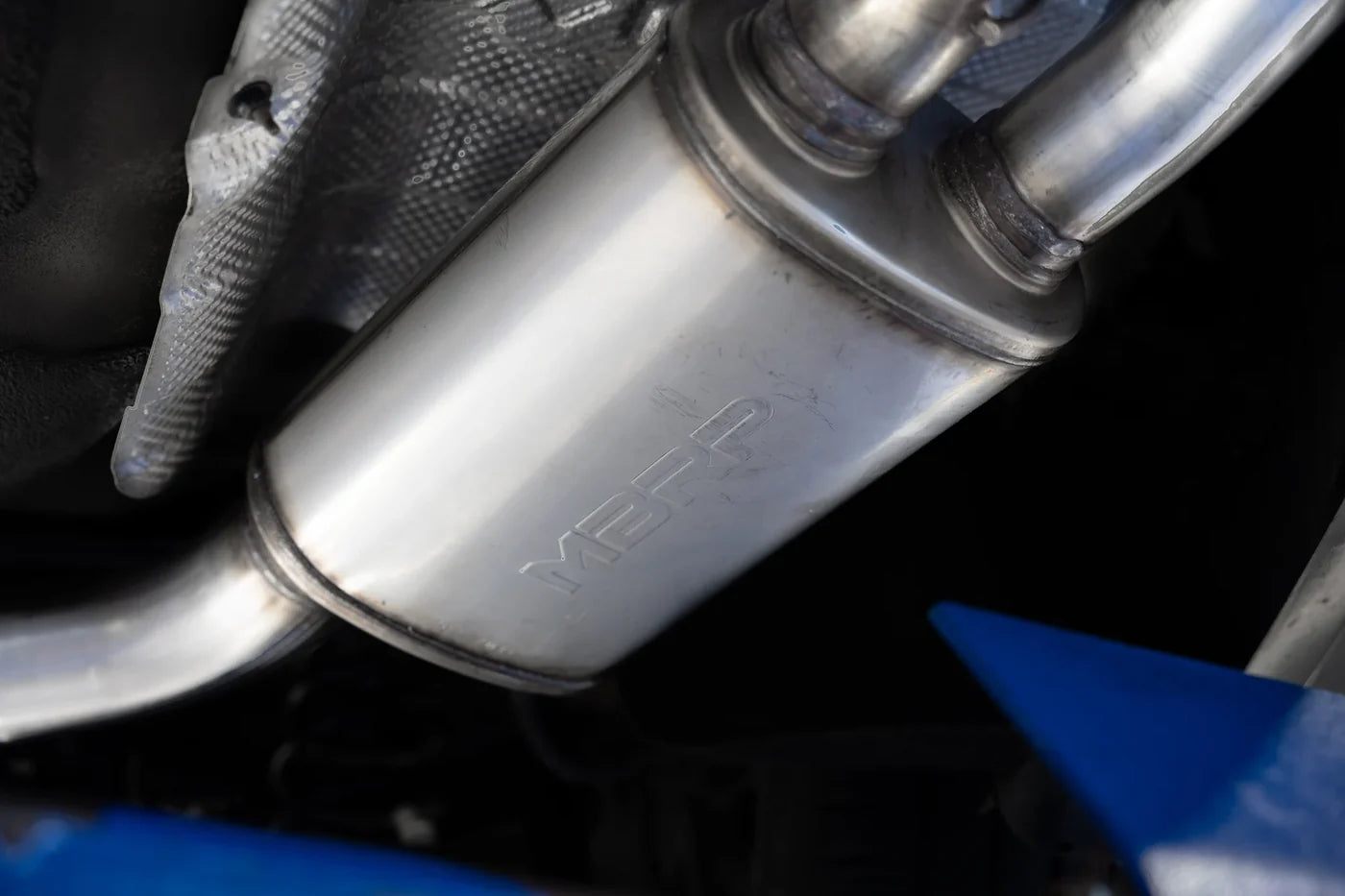 MBRP S47163CF ARMOR Pro 2.5-inch T304 stainless steel cat-back exhaust for 2021-2024 Kia K5 GT with quad carbon fiber tips
