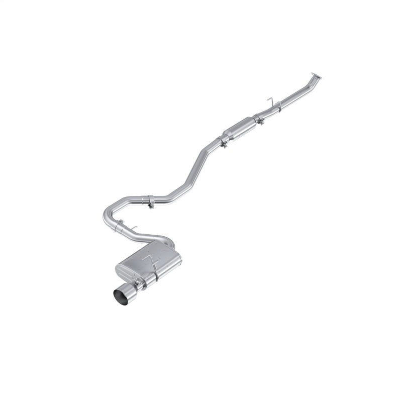 MBRP S4905AL ARMOR Lite 2.5-inch cat-back exhaust for 2022-2026 Honda Civic Sport sedan with polished 4.5-inch tip