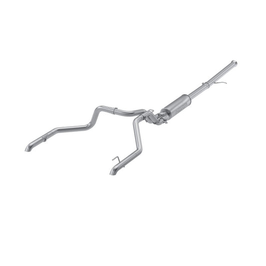 MBRP S5006304 Cat-Back Exhaust for 2022-2023 Chevrolet Silverado 1500 ZR2, Dual Rear Exit, Street Profile, T304 Stainless Steel