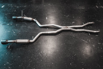 Race Profile MBRP S5105AL Cat-Back Exhaust for Dodge Durango SRT 6.4L and SRT Hellcat, Dual Rear Exit