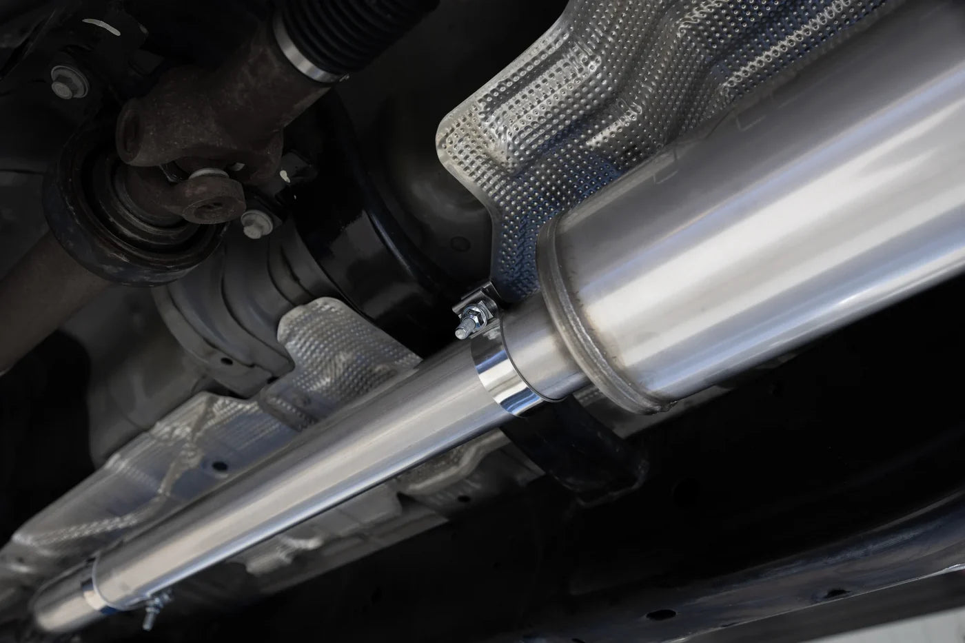 MBRP S5269BLK ARMOR BLK 3-inch cat-back exhaust for 2024-2026 Ford Ranger 2.3L EcoBoost with black 4-inch tip