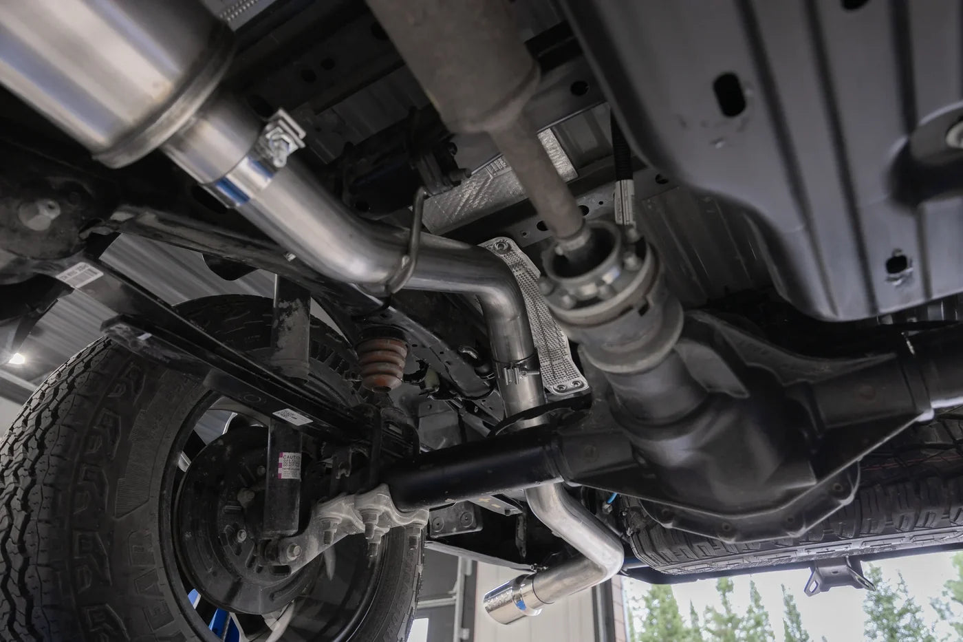 MBRP S5269BLK ARMOR BLK 3-inch cat-back exhaust for 2024-2026 Ford Ranger 2.3L EcoBoost with black 4-inch tip