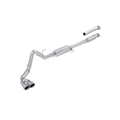 MBRP S5277AL ARMOR Lite 3-inch cat-back exhaust for 2021-2025 Ford F-150 with dual polished 4.5-inch tips