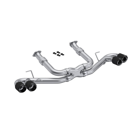 MBRP S70423CF ARMOR Pro 3-inch cat-back exhaust for 2020-2026 Corvette C8 with quad carbon fiber tips
