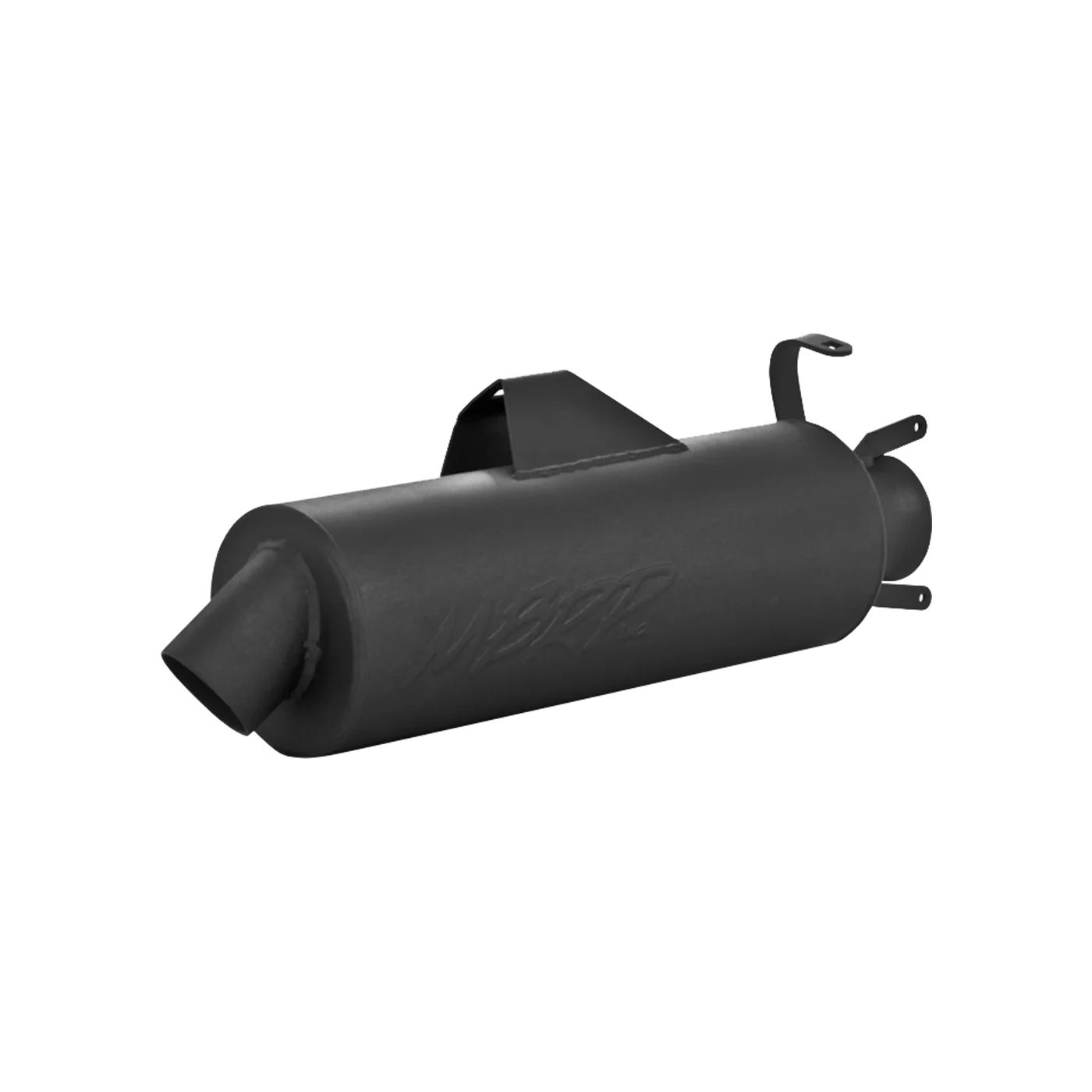 MBRP straight core slip-on exhaust for Polaris Sportsman
