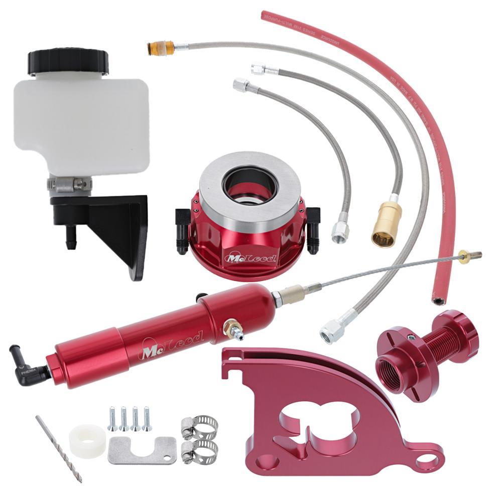 McLeod 79-04 Ford Mustang Hydraulic Throwout Bearing  w/External Slave & Qwik Disconnect Lines
