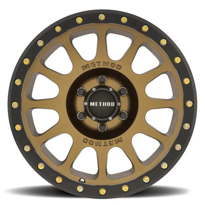 Method 305 NV METHOD BRONZE - MATTE BLACK LIP 16x8 / 6x5.5 / 0/4.5, 108mm Hub Bore Method Wheels