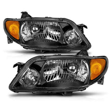 Load image into Gallery viewer, ANZO MAZDA PROTEGE 01-03 CRYSTAL HEADLIGHTS BLACK - 121107