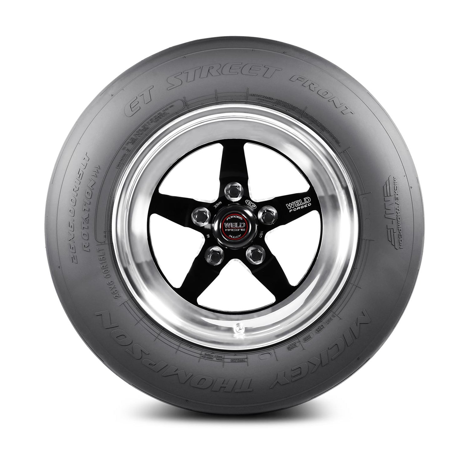 Mickey Thompson ET Street Front Tire 26X6.00R15LT