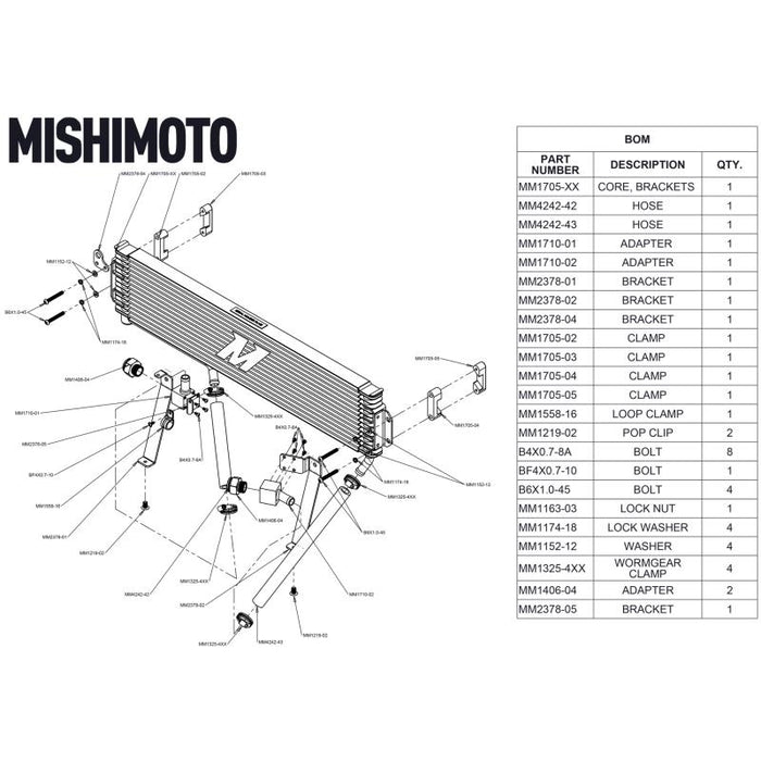 Mishimoto Transmission Coolers MMTC-DMAX-17SL for 2017-2019 Chevrolet GMC 6.6L Duramax L5P install diagram