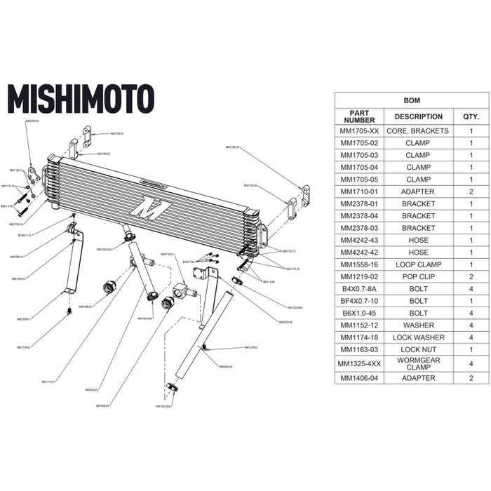 Mishimoto Transmission Coolers MMTC-DMAX-15SL for 2015-2016 Chevrolet GMC 6.6L Duramax LML install diagram