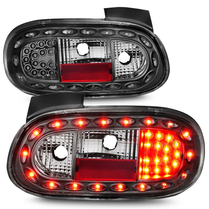 ANZO MAZDA MIATA 99-05 LED TAIL LIGHTS BLACK -321212