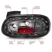 Load image into Gallery viewer, ANZO MAZDA MIATA 99-05 LED TAIL LIGHTS BLACK -321212