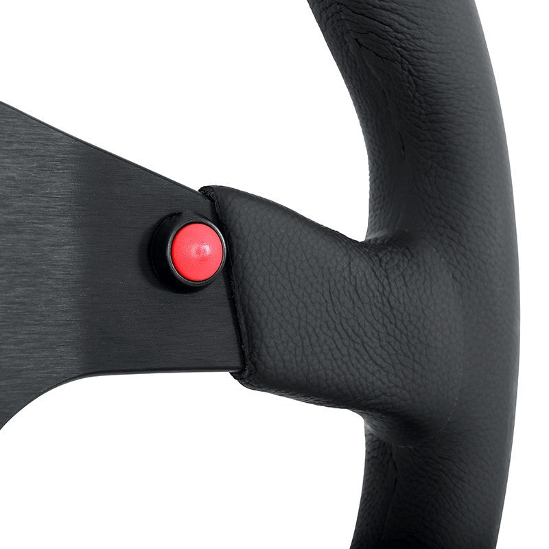 Momo MOD80 Steering Wheel 350 mm - Black Leather/Black Spokes R1980/35L