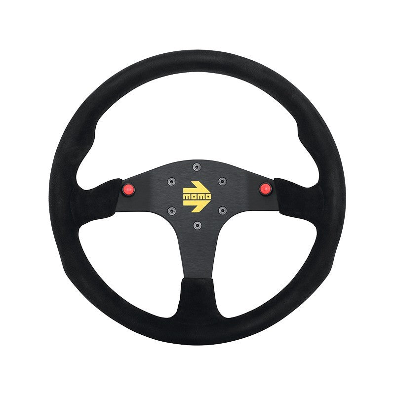 Momo MOD80 Steering Wheel 350 mm - Black Leather/Black Spokes R1980/35L