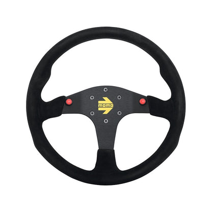 Momo MOD80 Steering Wheel 350 mm - Black Leather/Black Spokes R1980/35L