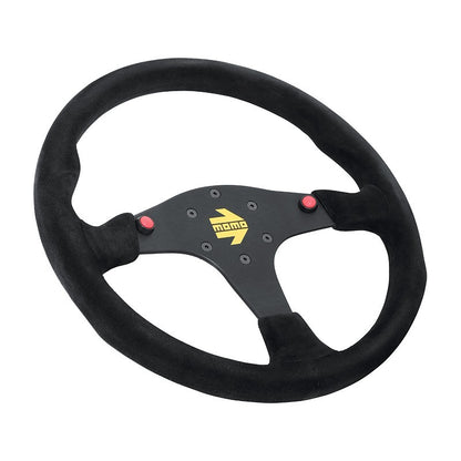 Momo MOD80 Steering Wheel 350 mm - Black Leather/Black Spokes R1980/35L