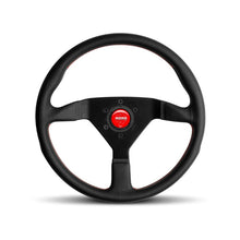 Load image into Gallery viewer, MOMO Montecarlo 320mm Black Leather Steering Wheel (MCL32BK3B)