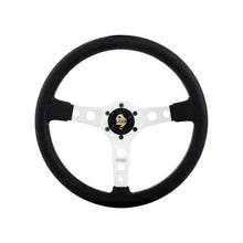 Load image into Gallery viewer, Momo Prototipo Steering Wheel 370 mm - Black Leather/White Stitch/Brushed Black Ano Spokes PRO37BK2B