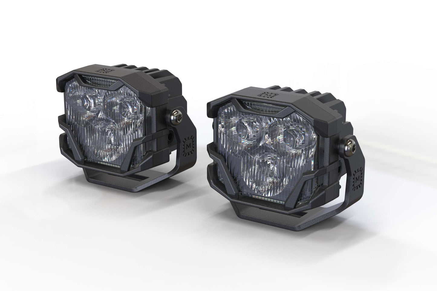 Morimoto 4Banger NCS Combo Beam LED Pods 5700K White Universal Auxiliary Off Road Light Pair - BAF046