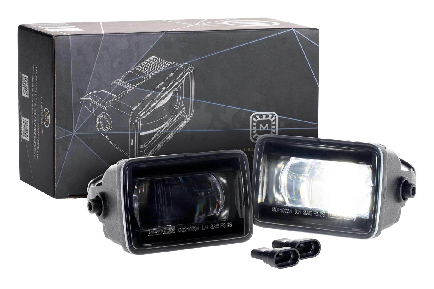 Morimoto XB Evo+ LED Fog Lights White or Yellow 2015-2020 F-150 2017-2022 Super Duty - LF095.2