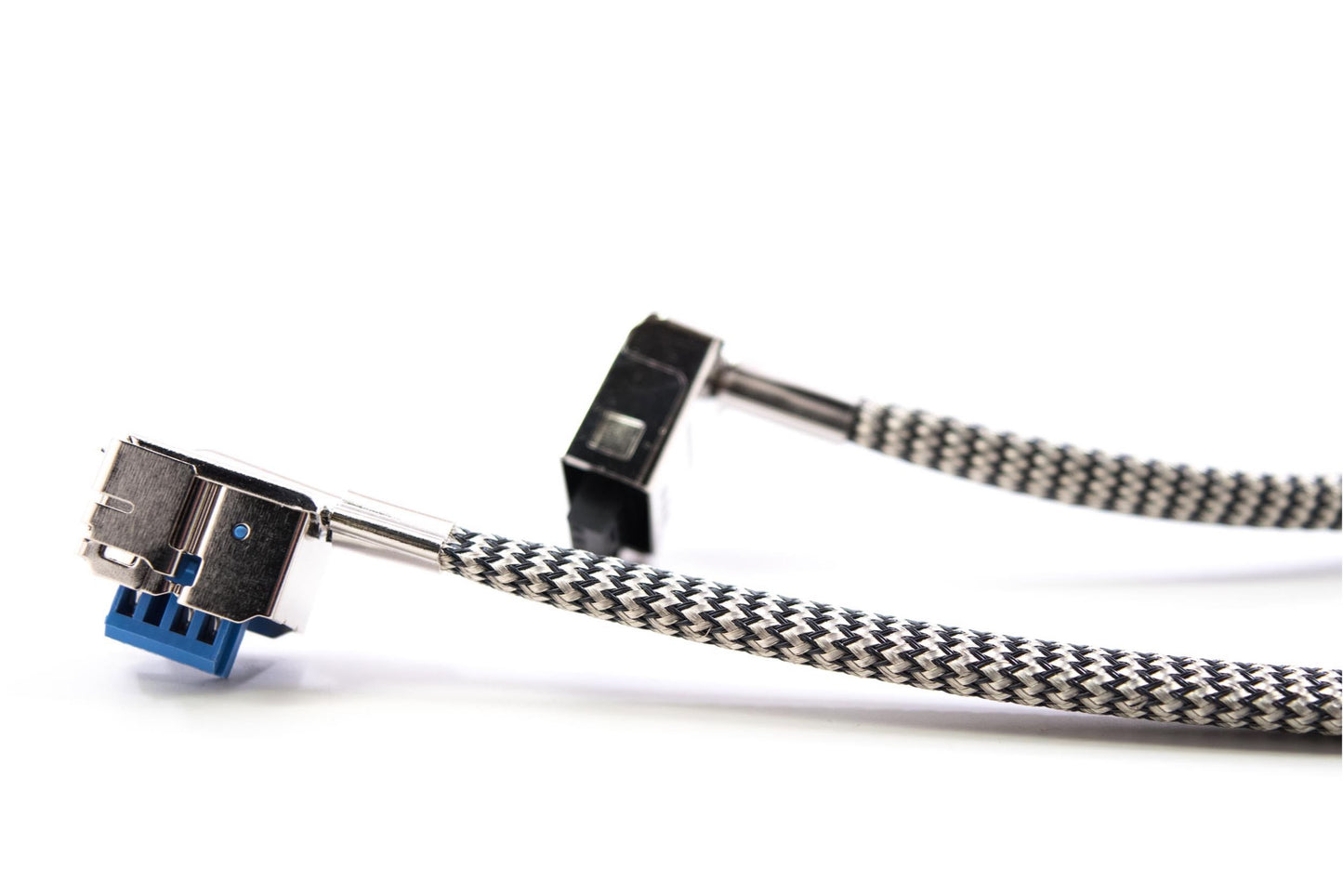 Morimoto Osram D1S Igniter Ballast to Bulb Cable 300mm 14AWG Stainless Mesh - BL280