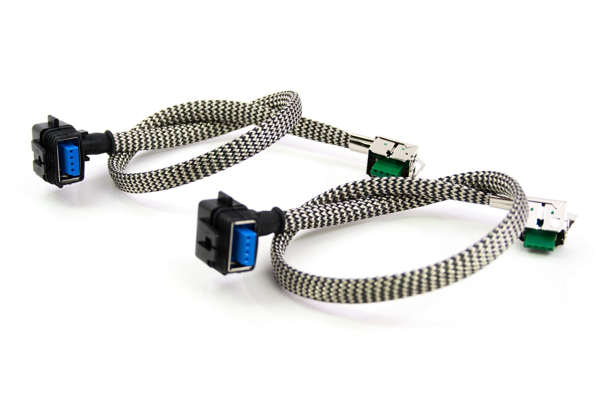 Morimoto Osram D1S Igniter Ballast to Bulb Cable 300mm 14AWG Stainless Mesh - BL280