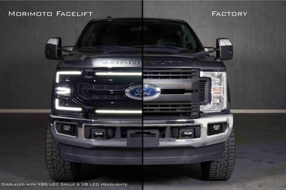 Morimoto 2017-2019 Ford Super Duty Front End Conversion Kit for 2020-2022 XB LED Headlights - XBG3
