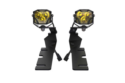 Morimoto LED Pod Light Mount Brackets Stainless Steel 2009-2018 Ram 1500 2500 3500 - BAF033