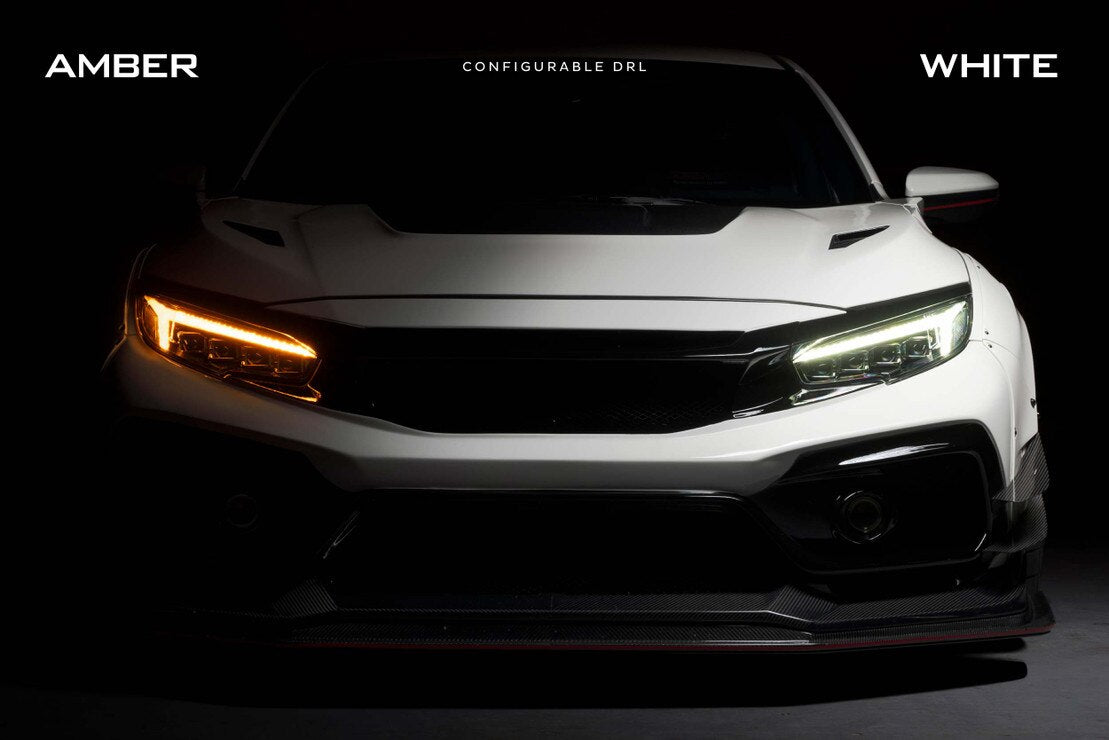 Morimoto XB Gen II LED Headlights 2016-2021 Honda Civic Quad Bi-LED Sequential DRL - LF2-473
