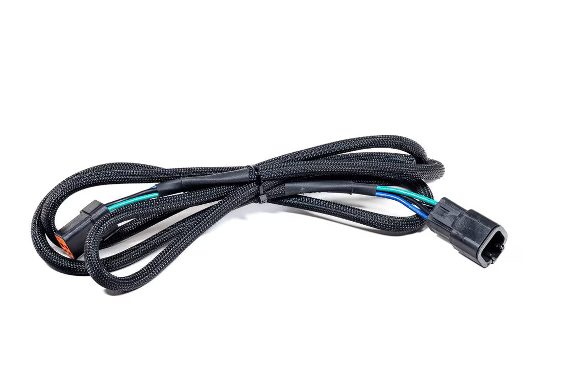 Morimoto BAF131H wiring harness for 10-12 LED pod lights with Deutsch DT connectors