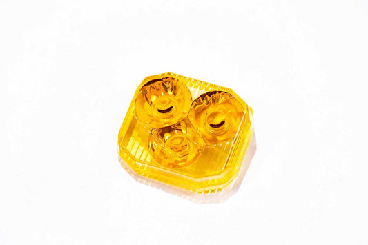 Morimoto BAF203 yellow replacement lens for 4Banger LED pods surface flush fog mount