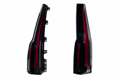 Morimoto LF766 smoked LED tail lights for 2015-2020 GMC Yukon lights shown off smoked blackout look