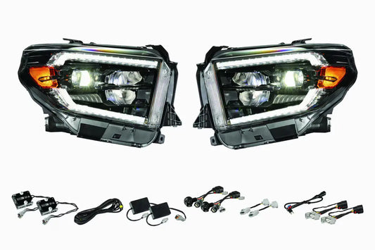 Morimoto LF2-532Y XB Evo Hybrid LED headlights for 2014-2021 Toyota Tundra