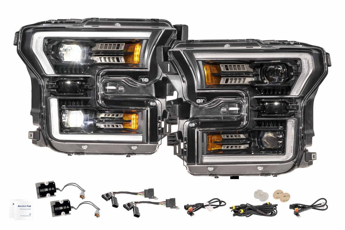 Morimoto XB Evo Hybrid LED headlights LF2-502Y for 2015-2017 Ford F-150 and 2017-2020 Ford Raptor