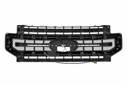 Morimoto XBG13 amber LED grille for 2020-2022 Ford Super Duty F-250 and F-350 back of the grille view