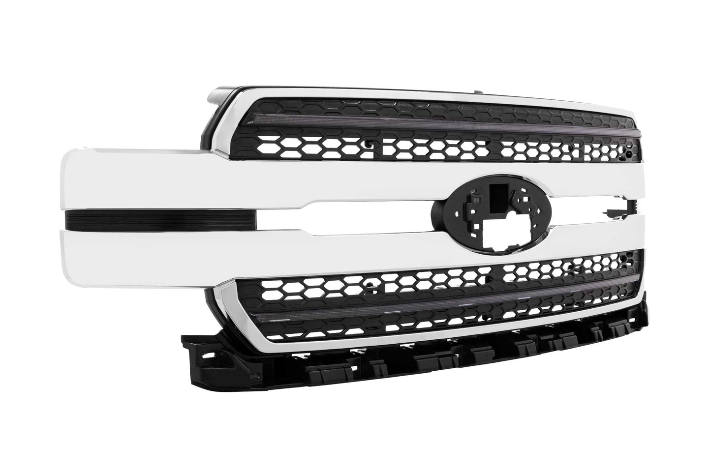 Morimoto XBG17 chrome LED grille with white DRL for 2018-2020 Ford F-150
