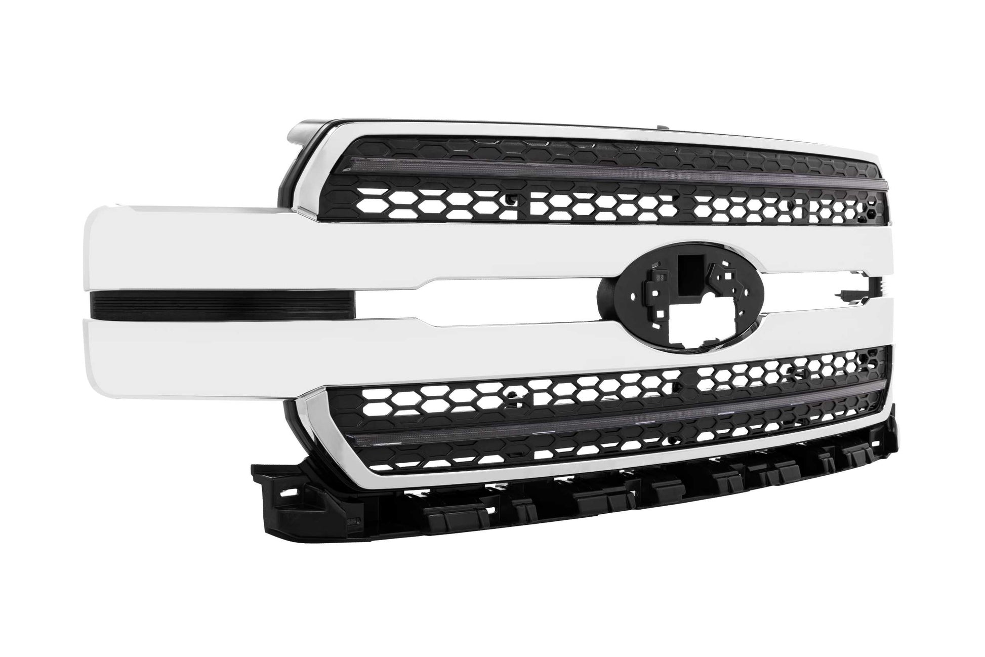 Morimoto XBG17 chrome LED grille with white DRL for 2018-2020 Ford F-150