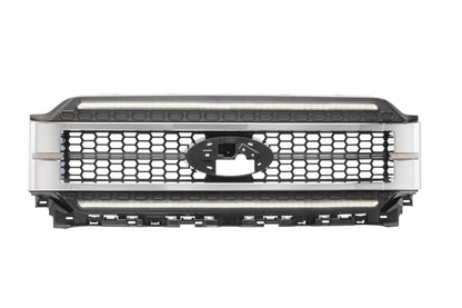 Morimoto XBG23 chrome LED grille with white DRL for 2021-2023 Ford F-150