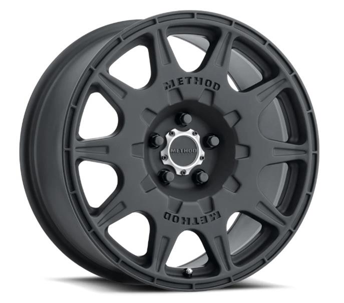 Method MR502 RALLY, 17x8, +38mm Offset, 5x100, 67.1mm Centerbore, Matte Black - MR50278051538-2