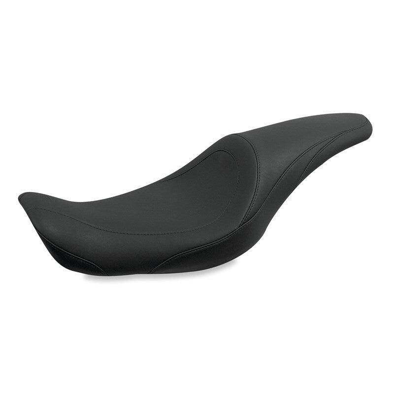 Mustang 76059 Tripper Fastback One-Piece Black Seat Smooth Stitch for Harley Sportster