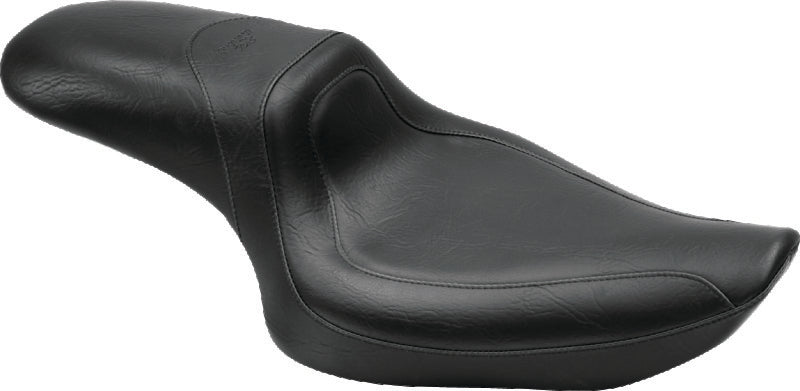 Mustang 76145 Fastback One-Piece Black Seat for Harley Sportster 2004-2022