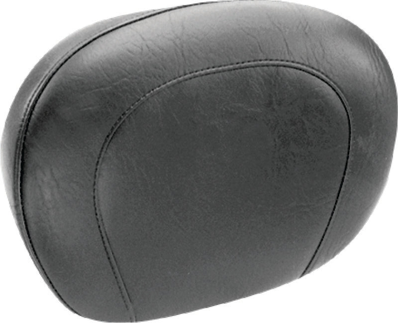 Mustang 79059 Black Smooth Sissy Bar Pad 12 Inch Wide 9 Inch Tall for Harley-Davidson