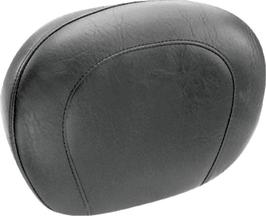 Mustang 79059 Black Smooth Sissy Bar Pad 12 Inch Wide 9 Inch Tall for Harley-Davidson