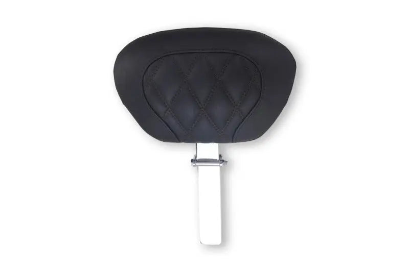 Mustang 89539 Double Diamond Super Touring Driver Backrest Black for Harley Touring