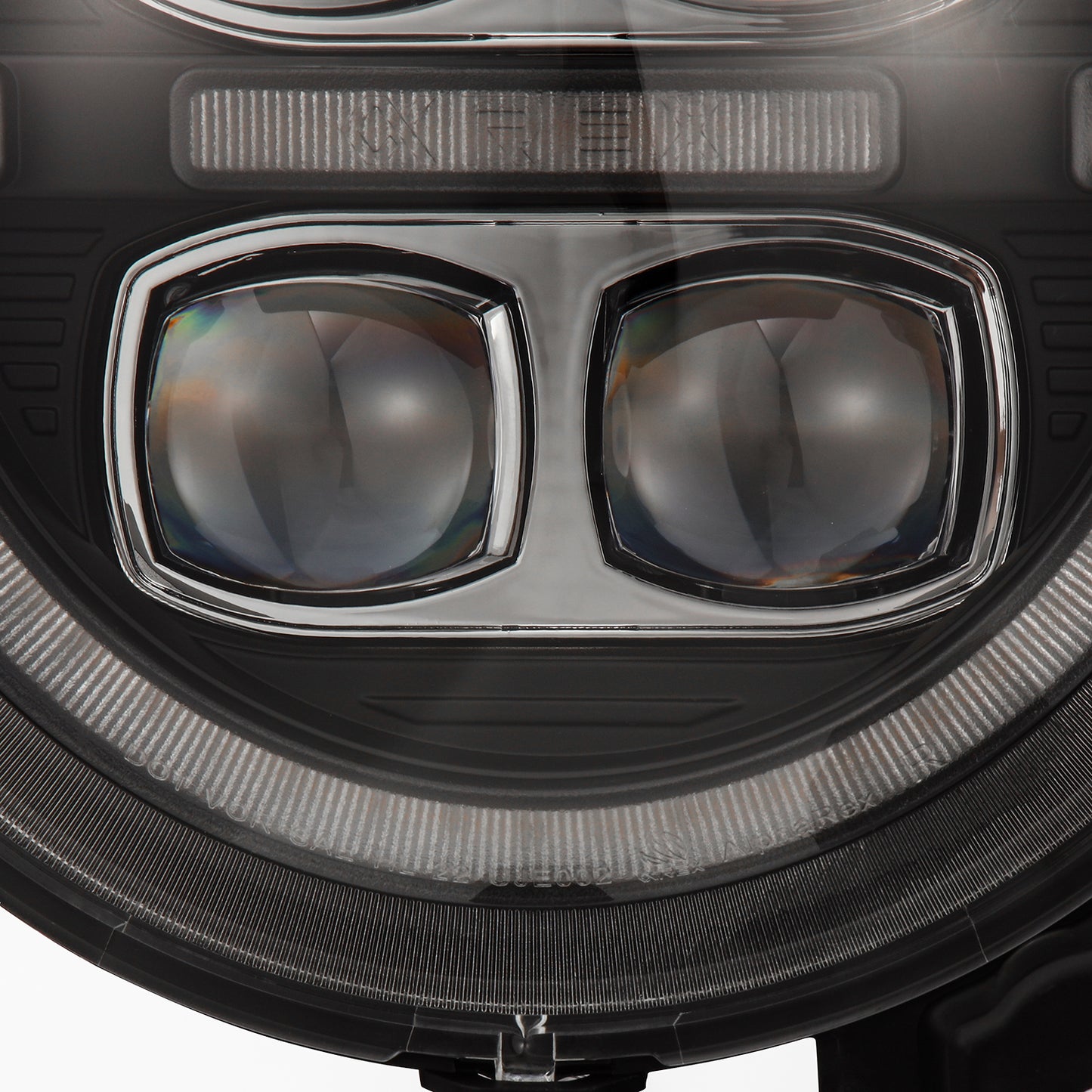 AlphaRex 880868 18-23 Jeep Wrangler JL/Gladiator JT NOVA-Series LED Projector Headlights Black - 880868