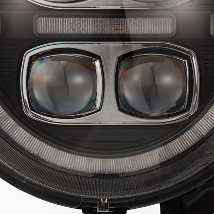 AlphaRex 880868 18-23 Jeep Wrangler JL/Gladiator JT NOVA-Series LED Projector Headlights Black - 880868